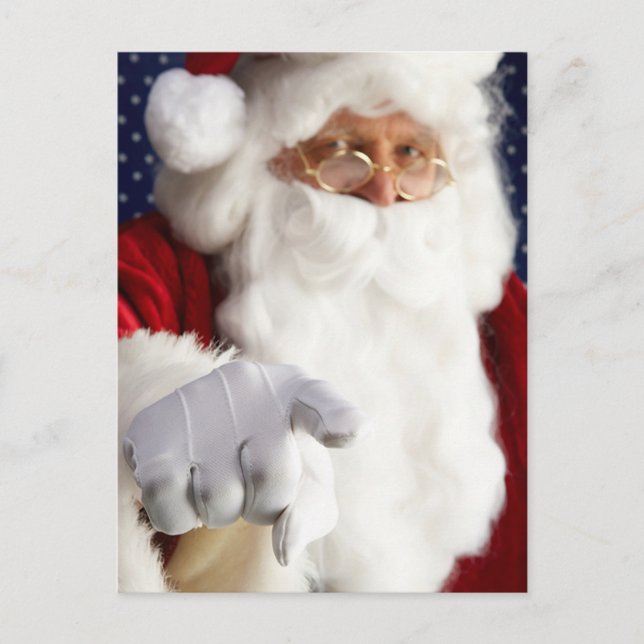 Postal Festiva Santa Claus (Anverso)