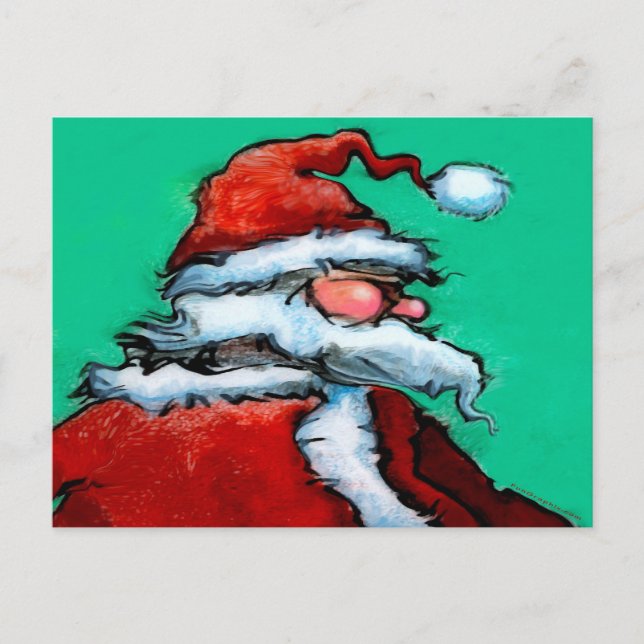 Postal Festiva Santa Claus (Anverso)