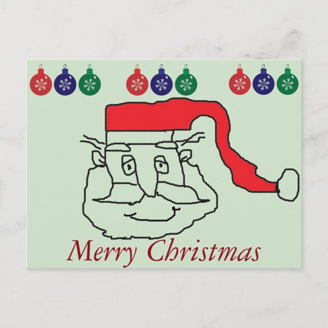 Postal Festiva Santa Claus (Anverso)