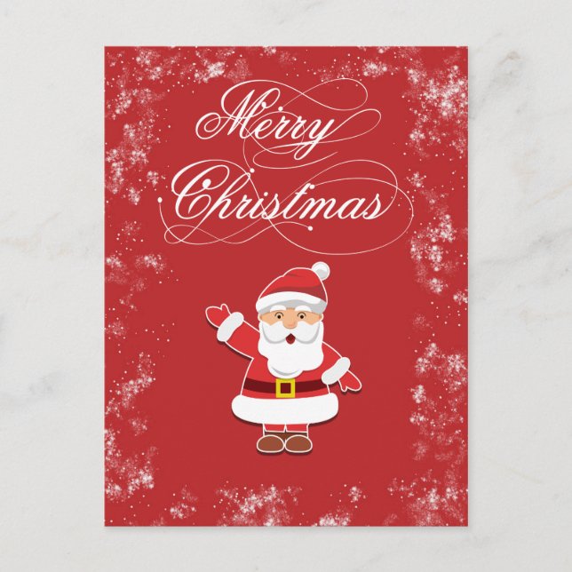 Postal Festiva Santa Claus (Anverso)