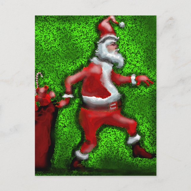Postal Festiva Santa Claus (Anverso)