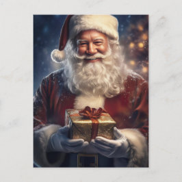 Postal Festiva Santa Claus Christmas Card