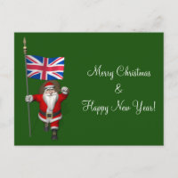 Santa Claus con el fin del Reino Unido