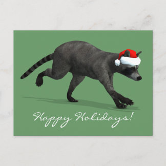 Postal Festiva Santa Claus Coon