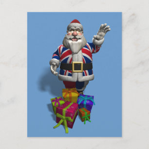 Postal Festiva Santa Claus del Reino Unido