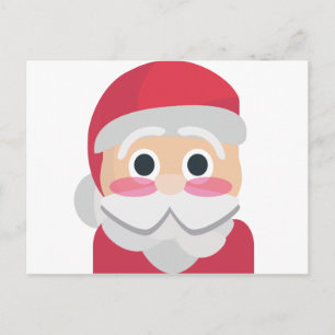 Postal Festiva santa claus emoji