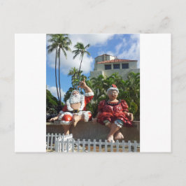 Postal Festiva Santa Claus in Hawaii