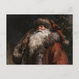 Postal Festiva Santa Claus tradicional