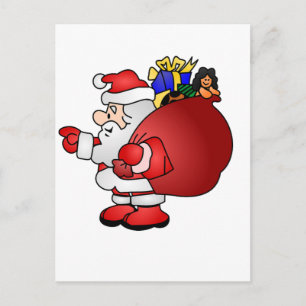 Postal Festiva Santa Cláusula
