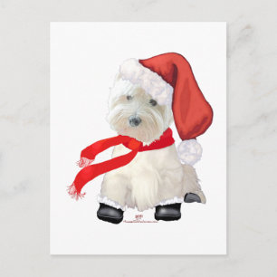 Postal Festiva Santa en Botas