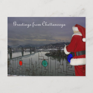 Postal Festiva Santa en Chattanooga