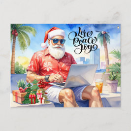 Postal Festiva Santa está trabajando en línea para las vacaciones