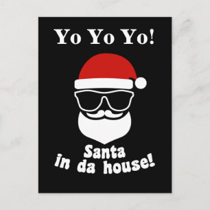 Postal Festiva Santa In Da House