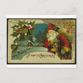 Postal Festiva Santa María