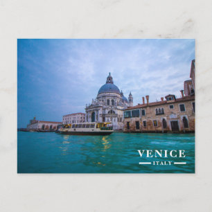 Postal Festiva Santa Maria della Salute Gran Canal Venecia Crepús