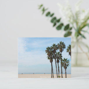 Postal Festiva Santa Monica Beach, California Ocean USA Sky Sea