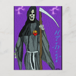 Postal Festiva Santa Muerte