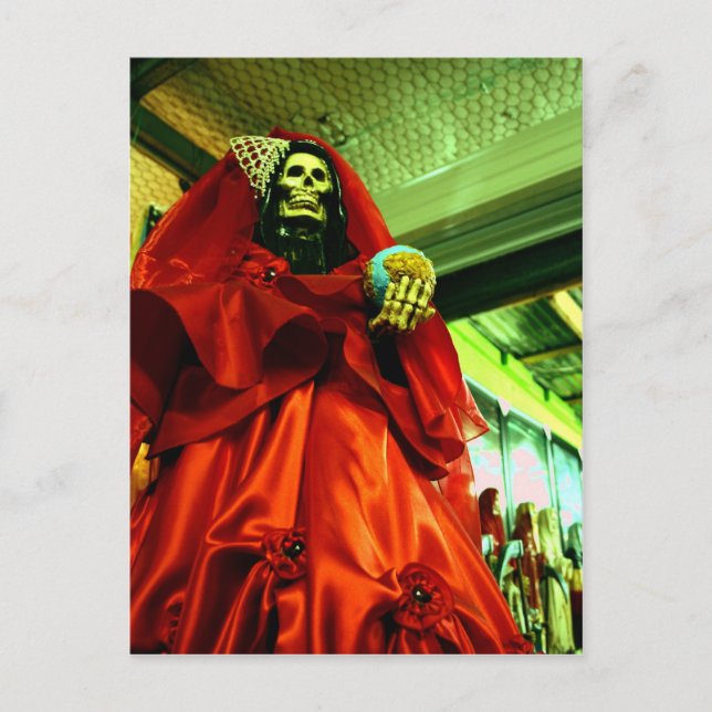 Postal Festiva Santa Muerte (Anverso)