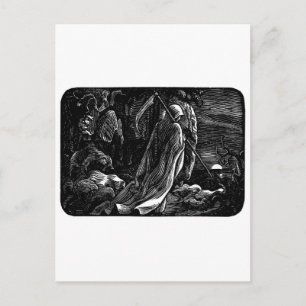 Postal Festiva Santa Muerte (Paraíso Mexicano)