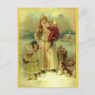 Postal Festiva Santa Nick de 1897