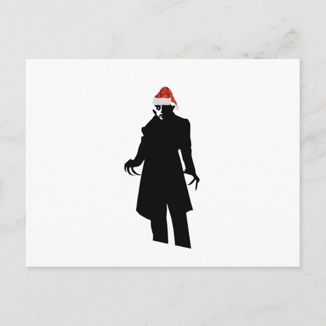 Postal Festiva santa nosferatu (Anverso)
