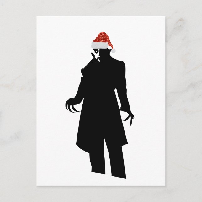 Postal Festiva santa nosferatu (Anverso)