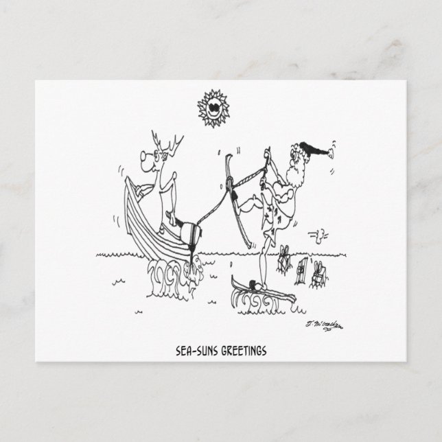 Postal Festiva Santa Personalizado 6193 (Anverso)