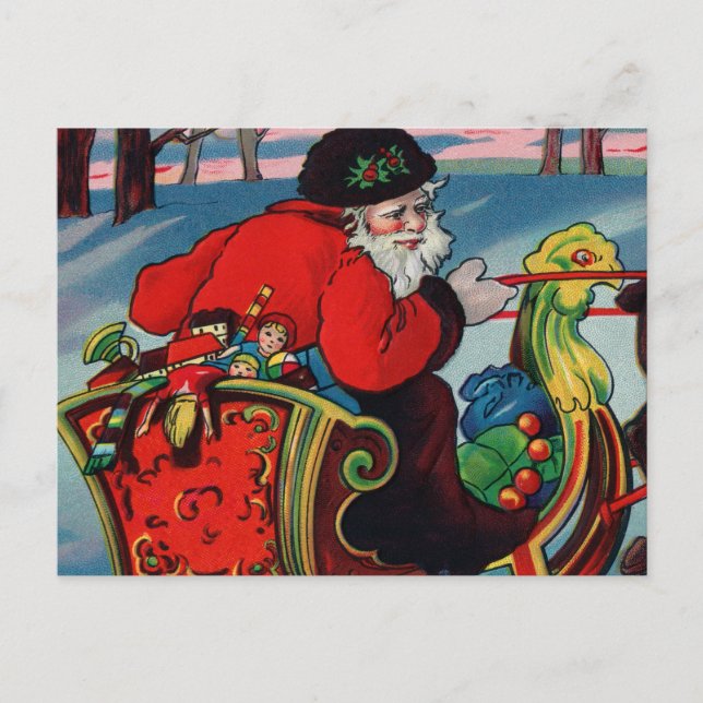 Postal Festiva Santa Postcard de Victoria (Anverso)