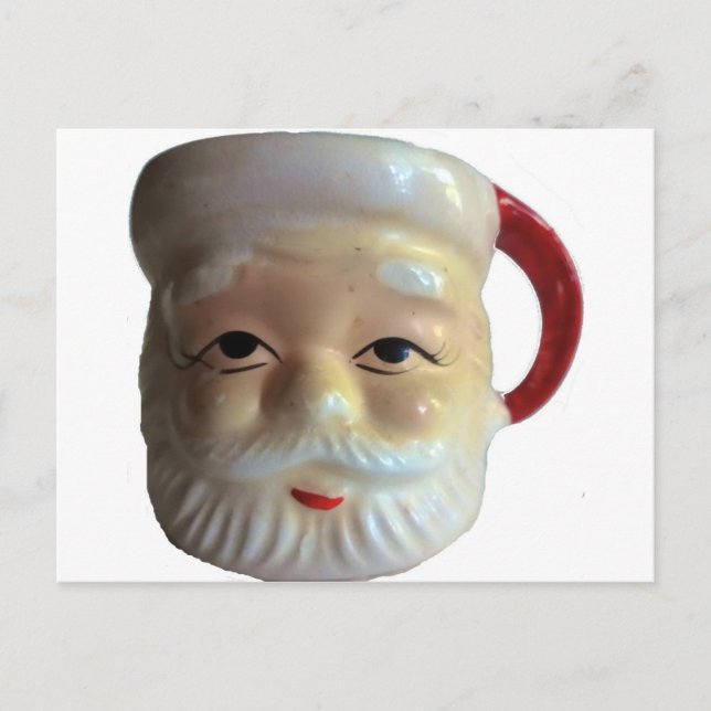 Postal Festiva Santa Postcard vintage (Anverso)