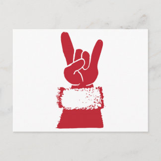 Postal Festiva ¡Santa Rocks!