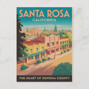 Postal Festiva Santa Rosa California