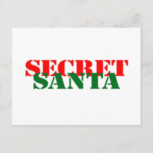 Postal Festiva Santa Secreta