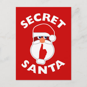 Postal Festiva Santa secreto
