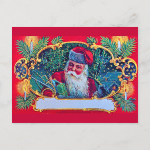 POSTAL FESTIVA SANTA VINTAGE