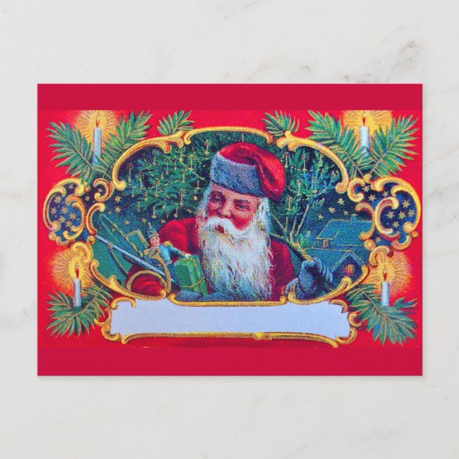 POSTAL FESTIVA SANTA VINTAGE (Anverso)