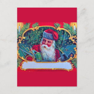 POSTAL FESTIVA SANTA VINTAGE