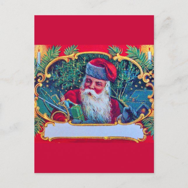 POSTAL FESTIVA SANTA VINTAGE (Anverso)