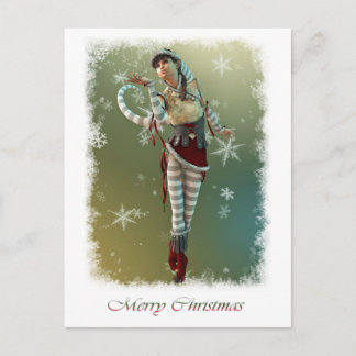 Postal Festiva Santas Little Helper Elsie