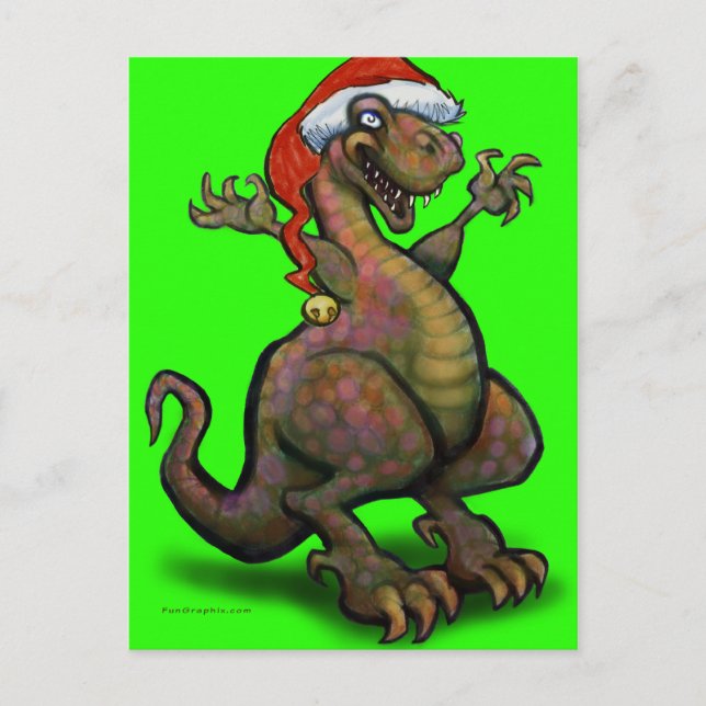 Postal Festiva SantaZilla (Anverso)