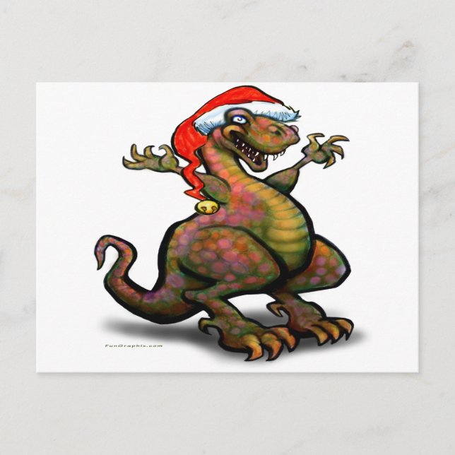 Postal Festiva SantaZilla (Anverso)