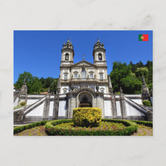 Postal Festiva Santuario de Bom Jesus do Monte, Braga, Portugal