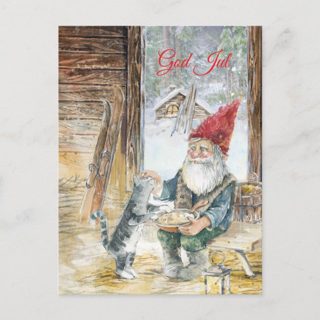 Postal Festiva Scandinavian  Christmas (Anverso)