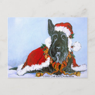 Postal Festiva Scottie Claus