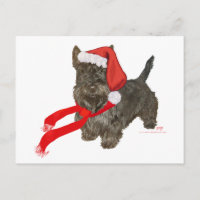 Scottish Terrier es el ayudante de Santa