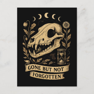Postal Festiva Se fue pero no se olvidó - Calavera tilacina Vanit