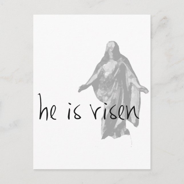 Postal Festiva se ha levantado jesus christ easter lds mormon (Anverso)