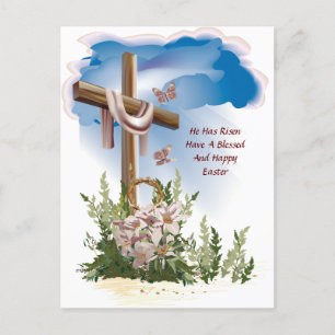 Postal Festiva Se Levanta En El Este 