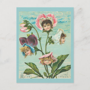 Postal Festiva Se Levanta La Vieja Pascua Cristiana