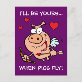 Postal Festiva Sé mío contra San Valentín