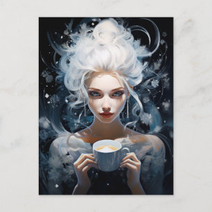 Postal Festiva Se prepara la escarcha: Elixir de invierno para el